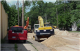 Wastewater 60 Inch Main - August 2001 - burying new sewer