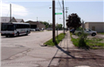 Wastewater 60 Inch Main - May 2001 - streets before new sewer intersection on right