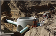 Wastewater 60 Inch Main - October 2001 - connecting branch lines