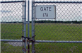 Airport - June 2001 - Airport runway fence