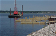 Heritage Landing - August 3 2001 - floating docks for tallships