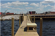 Heritage Landing - August 14 2001 - pier and riprap from dock
