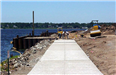 Heritage Landing - July 10 2001 - finishing sidewalk