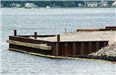 Heritage Landing - July 27 2001 - pier at the end of the peninsula