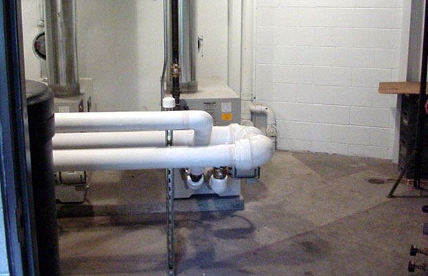 Brookhaven - June 2001 - hot water pipes