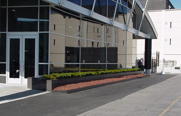 Hall of Justice - October 2001 - outside landscaping