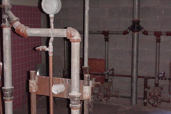 Hall of Justice - February 2002 - bathroom demolition