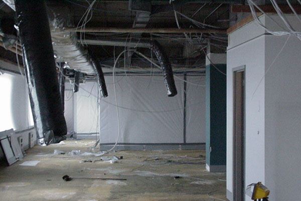 Hall of Justice - January 2002 - office demolition