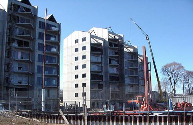 Balcom's Cove Condominiums - February 22 2002 - north side of buildings