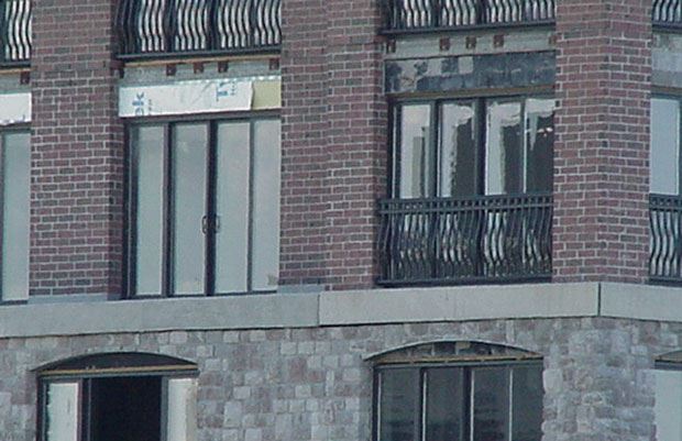 Shoreline Inn - August 29 2001 - new windows and ironwork